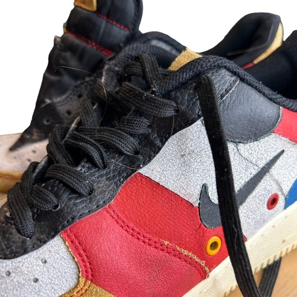 Nike Air Force 1 '07 PRM Multicolor Low Sneaker C10065-101 Mens - Picture 5 of 10